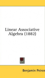 linear associative algebra_cover