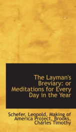 the laymans breviary or meditations for every day in the year_cover