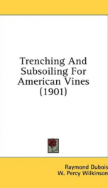 trenching and subsoiling for american vines_cover