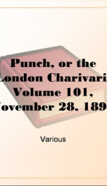 Punch, or the London Charivari, Volume 101, November 28, 1891_cover