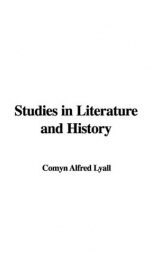 studies in literature and history_cover