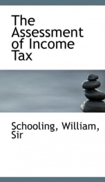 the assessment of income tax_cover