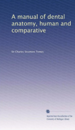 a manual of dental anatomy human and comparative_cover