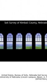 soil survey of kimball county nebraska_cover