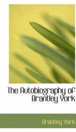 the autobiography of brantley york_cover