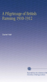 a pilgrimage of british farming 1910 1912_cover