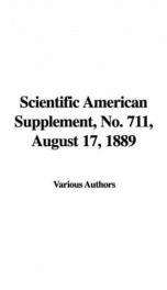 Scientific American Supplement, No. 711, August 17, 1889_cover