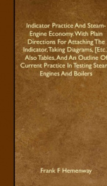indicator practice and steam engine economy with plain directions for attaching_cover