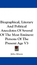 biographical literary and political anecdotes of several of the most eminent_cover