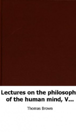lectures on the philosophy of the human mind volume 1_cover
