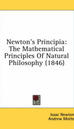 newtons principia the mathematical principles of natural philosophy_cover