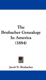 the brubacher genealogy in america_cover