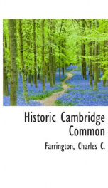 historic cambridge common_cover