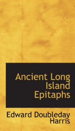 ancient long island epitaphs_cover
