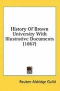 history of brown university with illustrative documents_cover