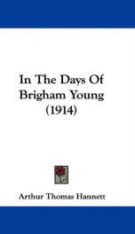 in the days of brigham young_cover