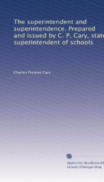 the superintendent and superintendence_cover