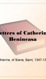 letters of catherine benincasa_cover