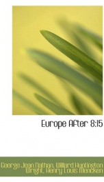 Europe After 8:15_cover
