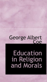 education in religion and morals_cover