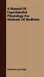 a manual of experimental physiology for students of medicine_cover