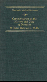commentaries on the history and cure of diseases_cover