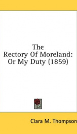 the rectory of moreland or my duty_cover