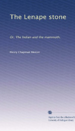 the lenape stone or the indian and the mammoth_cover