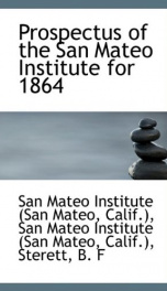 prospectus of the san mateo institute for 1864_cover