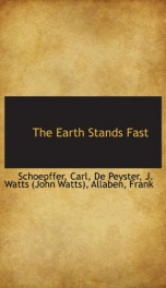 the earth stands fast_cover