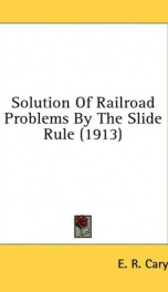 solution of railroad problems by the slide rule_cover