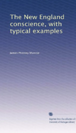 the new england conscience with typical examples_cover