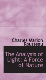 the analysis of light a force of nature_cover