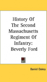 History of the Second Massachusetts Regiment of Infantry: Beverly Ford._cover