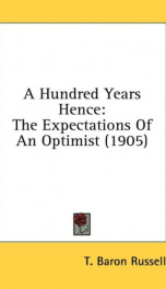 a hundred years hence the expectations of an optimist_cover