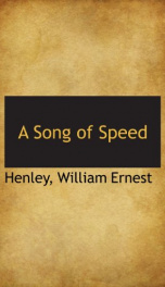 a song of speed_cover