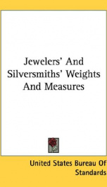 jewelers and silversmiths weights and measures_cover