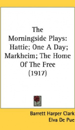 the morningside plays_cover