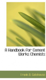 a handbook for cement works chemists_cover