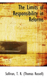 the limits of responsibility in reforms_cover