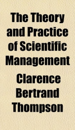 the theory and practice of scientific management_cover