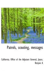 patrols scouting messages_cover