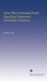 some often overlooked points regarding government ownership of railways_cover