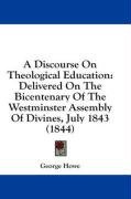 a discourse on theological education_cover