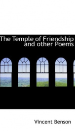 the temple of friendship and other poems_cover