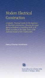 modern electrical construction a reliable practical guide for the beginner in_cover