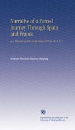 narrative of a forced journey through spain and france as a prisoner of war in_cover