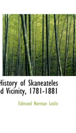 history of skaneateles and vicinity 1781 1881_cover