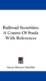 railroad securities a course of study with references_cover