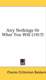 airy nothings or what you will_cover